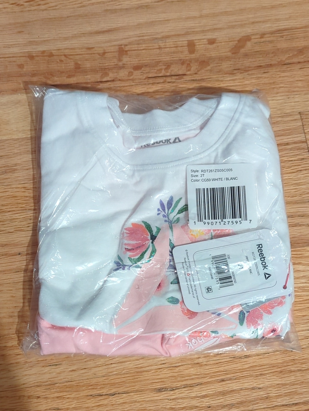 Brand New 2PC Reebok Toddler Outfit